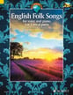 English Folk Songs Vocal Solo & Collections sheet music cover